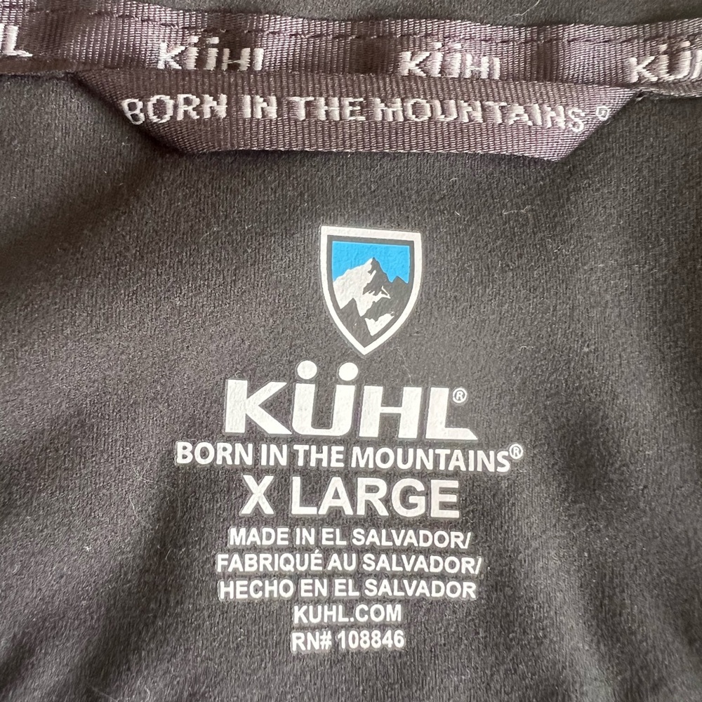 Kuhl Revel Storm Blue 1/4 Zip Fleece Sweater Pullover Mens Sz XL Jacket RN108846 - Picture 4 of 16